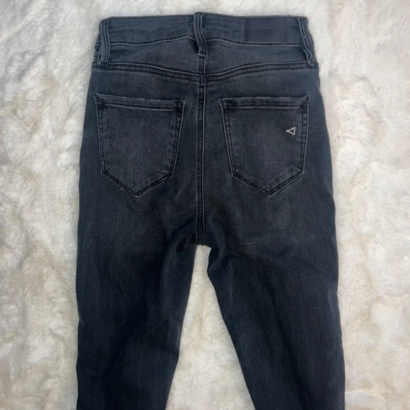NWOT HIDDEN BLACK FRAYED HEM JEANS - Picture 5 of 5